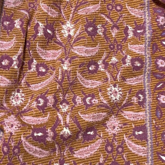 Lucky Brand Women's Knit Top Rust Pink Size 1X Casual Stretch V-Neck - Picture 5 of 8